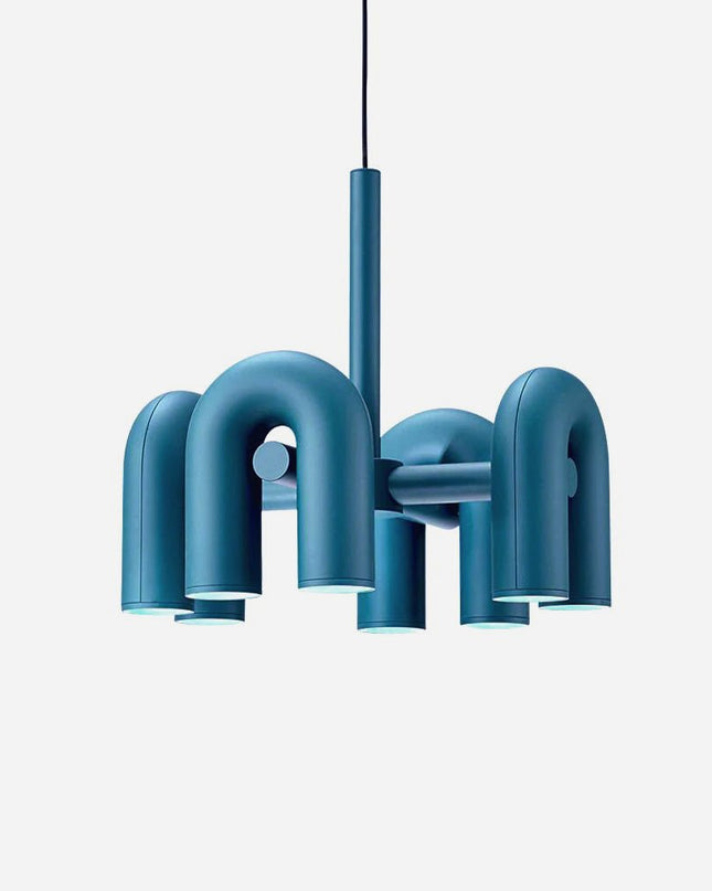 Nowoczesny Żyrandol Cyrkowy z Wbudowanym LED, Regulowana Wysokość, Moduły U - Idealny Żyrandol do Salonu i Pokoju 20