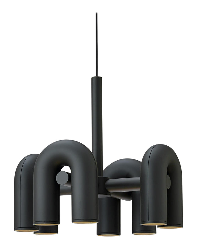 Nowoczesny Żyrandol Cyrkowy z Wbudowanym LED, Regulowana Wysokość, Moduły U - Idealny Żyrandol do Salonu i Pokoju 21