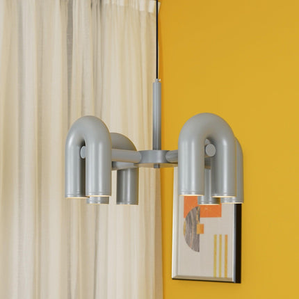 Nowoczesny Żyrandol Cyrkowy z Wbudowanym LED, Regulowana Wysokość, Moduły U - Idealny Żyrandol do Salonu i Pokoju 6