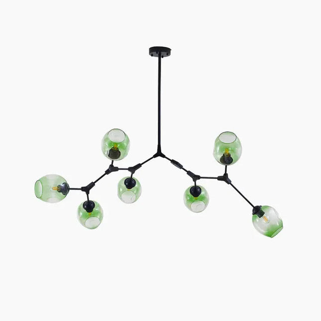 Nowoczesny Żyrandol Sputnik ze Szkła Pęcherza do Salonu i Jadalni – Elegancki Design, Regulowana Długość, Wysoka Jakość 11