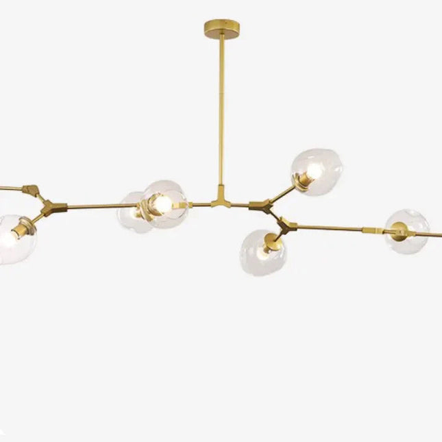 Nowoczesny Żyrandol Sputnik ze Szkła Pęcherza do Salonu i Jadalni – Elegancki Design, Regulowana Długość, Wysoka Jakość 13