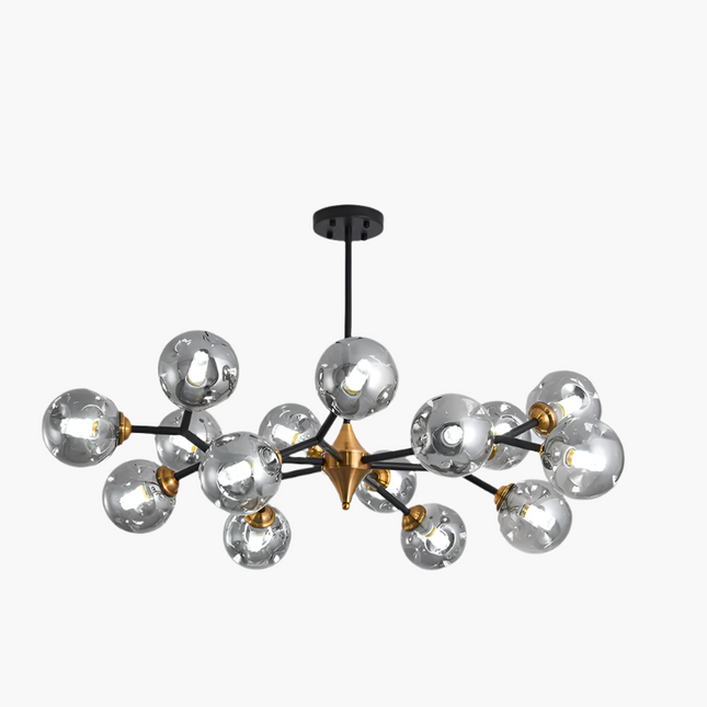 Nowoczesny Żyrandol z Dmuchanego Szkła do Salonu i Sypialni - Elegancki Design i Funkcjonalność 11