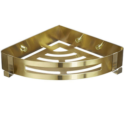 Nowoczesny, 3-częściowy zestaw akcesoriów łazienkowych w kolorze złotym i srebrnym do eleganckich wnętrz 1