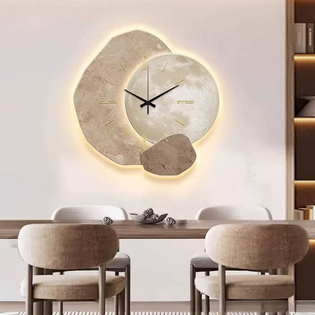 Nowoczesny zegar ścienny z cichym mechanizmem i wyraźnymi cyframi – minimalistyczny skandynawski design 5