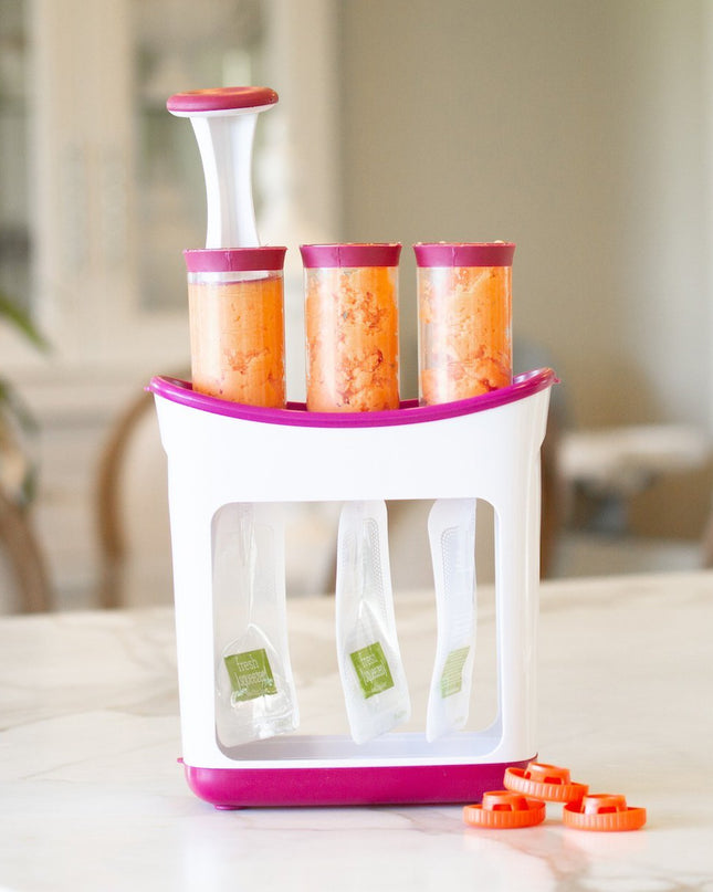 NutriSqueeze – Praktyczny i łatwy w użyciu wypełniacz do żywności – Bezproblemowe przygotowywanie posiłków dla niemowląt 0