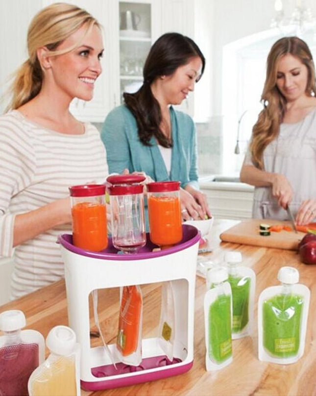 NutriSqueeze – Praktyczny i łatwy w użyciu wypełniacz do żywności – Bezproblemowe przygotowywanie posiłków dla niemowląt 2