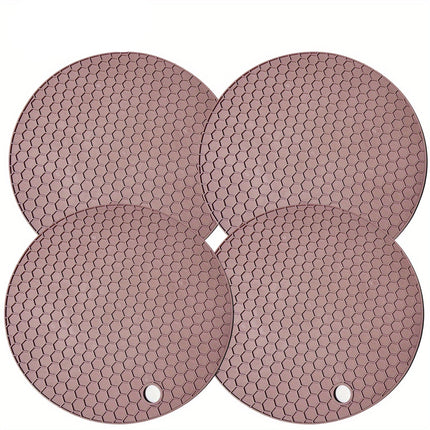 Okrągła, odporna na ciepło silikonowa podstawka pod garnki i szklanki – antypoślizgowa i trwała, 18 cm, do 230°C 7