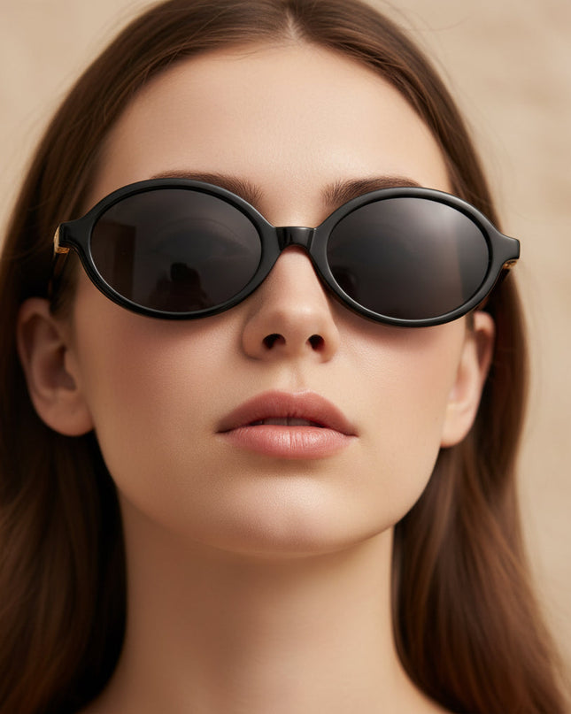 Okulary przeciwsłoneczne owalne w stylu retro z ochroną UV400 – lekka, mała oprawka dla kobiet 2