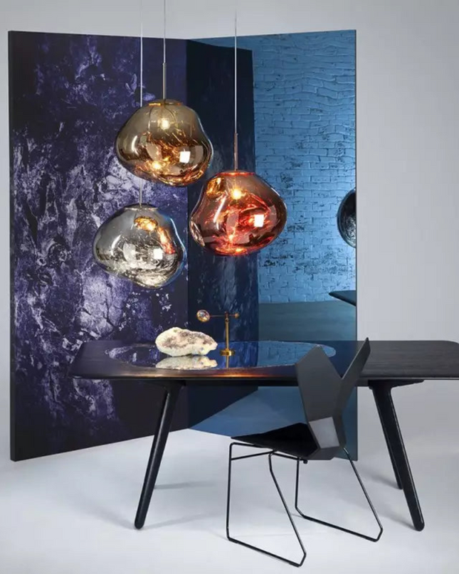 Organiczna Lampa Wisząca Kula do Salonu – Oświetlenie Nad Stół w Żywych Kolorach, E27, Wysoka Jakość, 4 Rozmiary 6