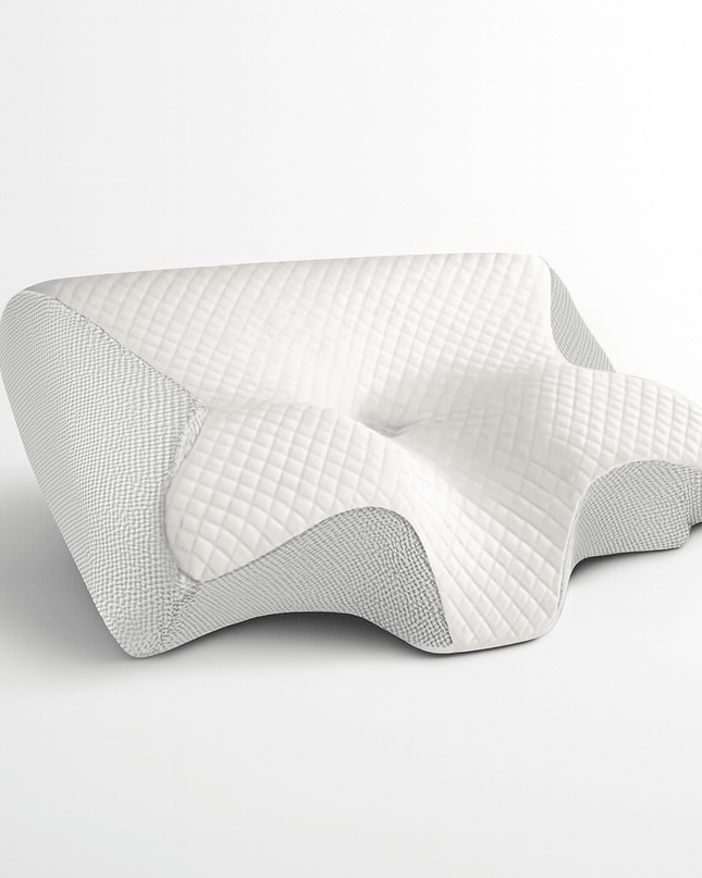 Ortopedyczna poduszka z pianki memory z podparciem szyi i ramion – ergonomiczna poduszka konturowa dla osób śpiących na boku i plecach 8