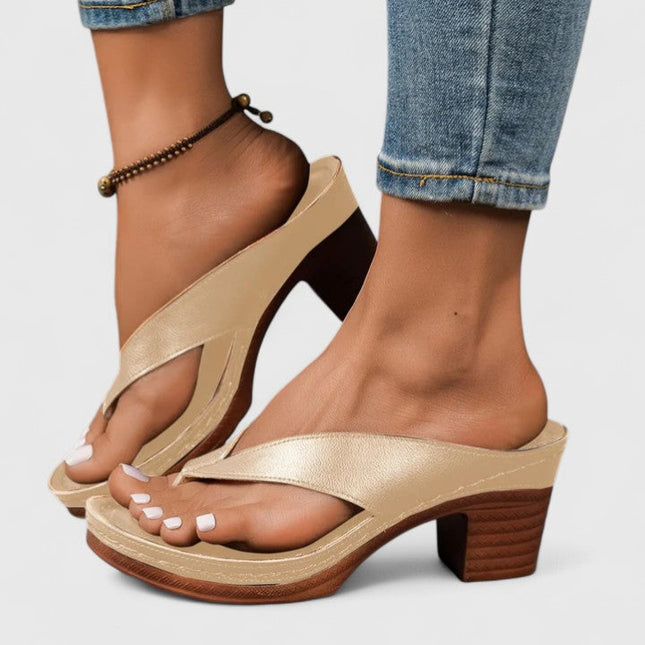 Ortopedyczne buty damskie na obcasie z ergonomiczną wkładką i amortyzującą podeszwą – elegancki design ze skóry syntetycznej 7
