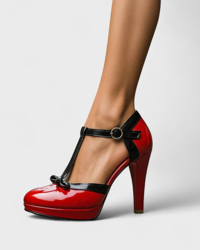 Ortopedyczne buty na obcasie z wyściełaną wkładką zapewniającą wygodę i stabilność – nowoczesny, elegancki design 4