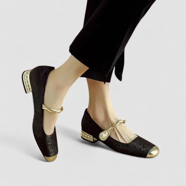 Ortopedyczne buty typu Mary Jane na niskim, blokowym obcasie – urok vintage i nowoczesna elegancja 2