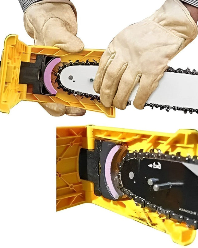 Ostrzarka do pił łańcuchowych z szybkim mechanizmem ostrzenia, kompatybilna z prowadnicami  3