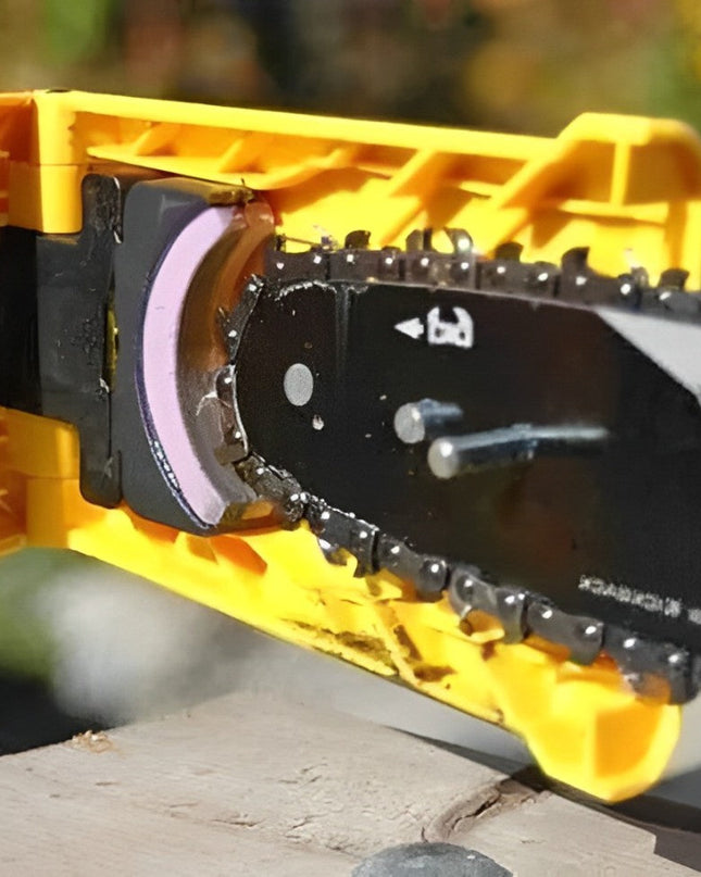 Ostrzarka do pił łańcuchowych z szybkim mechanizmem ostrzenia, kompatybilna z prowadnicami  4