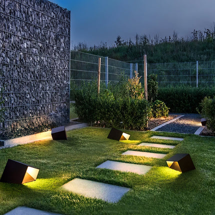 Oświetlenie Ogrodowe Cube Garden z Wbudowanymi Diody LED, Lampy Zewnętrzne, Wodoodporna IP65, Kompaktowy Design, Zdalne Sterowanie 5
