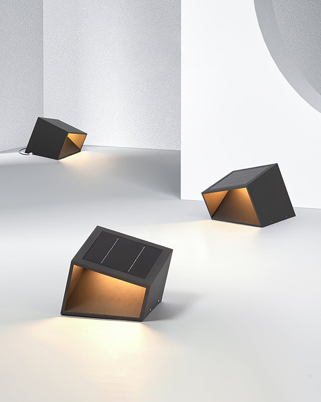 Oświetlenie Ogrodowe Cube Garden z Wbudowanymi Diody LED, Lampy Zewnętrzne, Wodoodporna IP65, Kompaktowy Design, Zdalne Sterowanie 7
