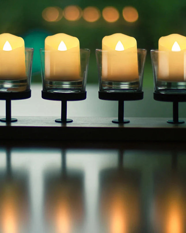 Ozdobna Świeca LED z Funkcją Timera i Pilotem – Ciepłe Światło, Realistyczny Efekt Świecy, Bezpieczna Alternatywa 1