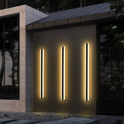 Pionowa lampa zewnętrzna LED z wodoodporną konstrukcją – minimalistyczny stop aluminium 3
