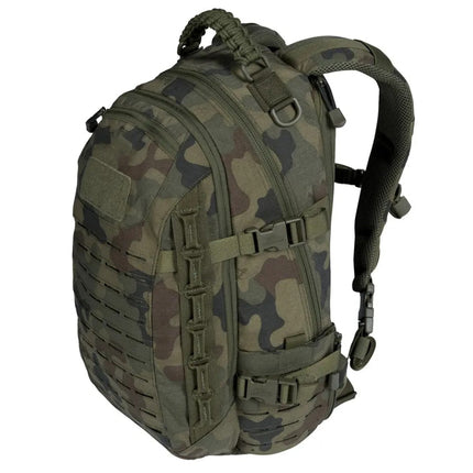 Plecak taktyczny o pojemności 30 l, kompatybilny z systemem MOLLE – wytrzymały nylon Cordura 500D do przygód na świeżym powietrzu 2