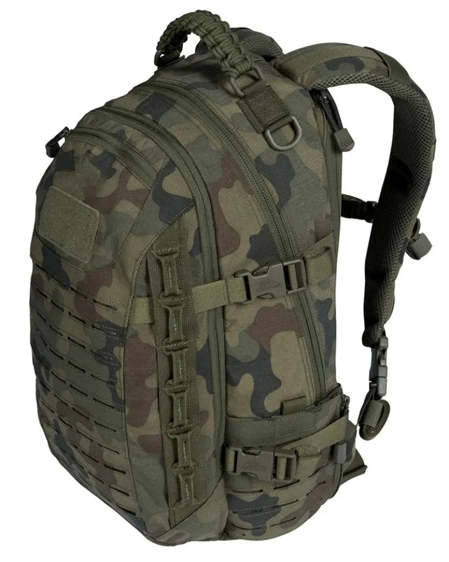 Plecak taktyczny o pojemności 30 l, kompatybilny z systemem MOLLE – wytrzymały nylon Cordura 500D do przygód na świeżym powietrzu 2