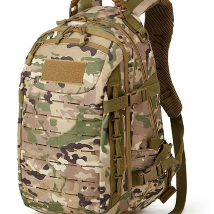 Plecak taktyczny o pojemności 30 l, kompatybilny z systemem MOLLE – wytrzymały nylon Cordura 500D do przygód na świeżym powietrzu 7