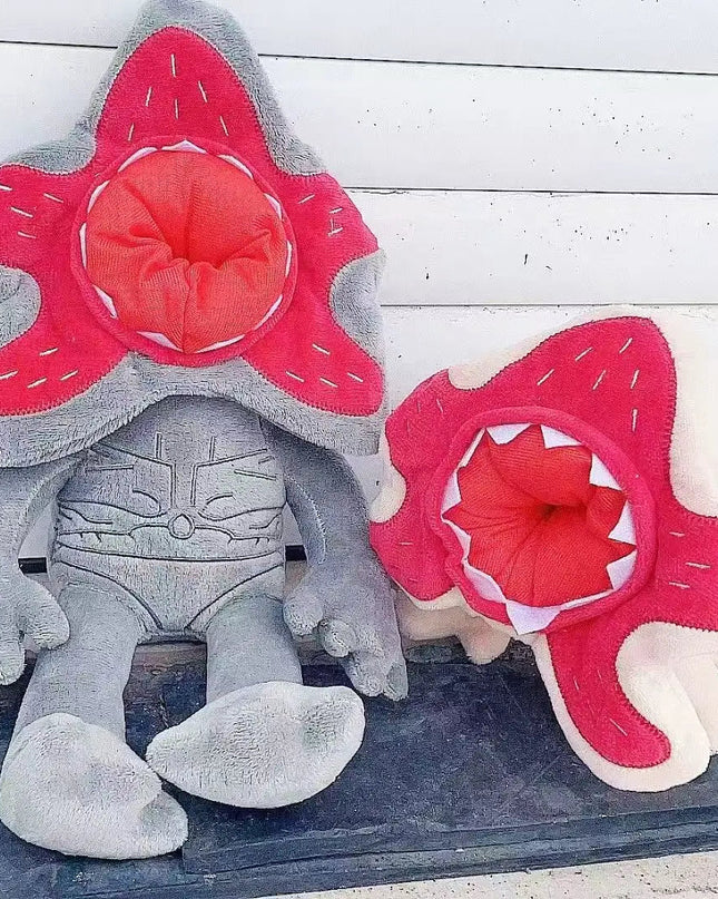 Pluszowa Zabawka Demogorgon 30 cm – Szary Miękki Potworek na Halloween dla Dzieci 3+ 5