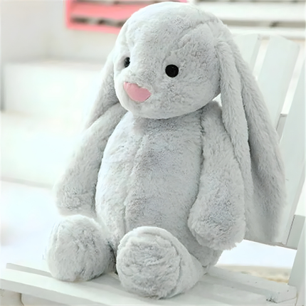 Pluszowa zabawka Bunnycat z długimi uszami – miękka pluszowa zabawka do przytulania i dekoracji, w wersji 30 cm lub 40 cm 0