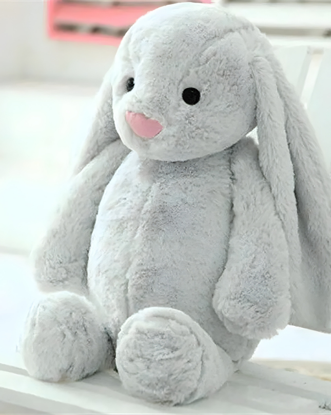 Pluszowa zabawka Bunnycat z długimi uszami – miękka pluszowa zabawka do przytulania i dekoracji, w wersji 30 cm lub 40 cm 0