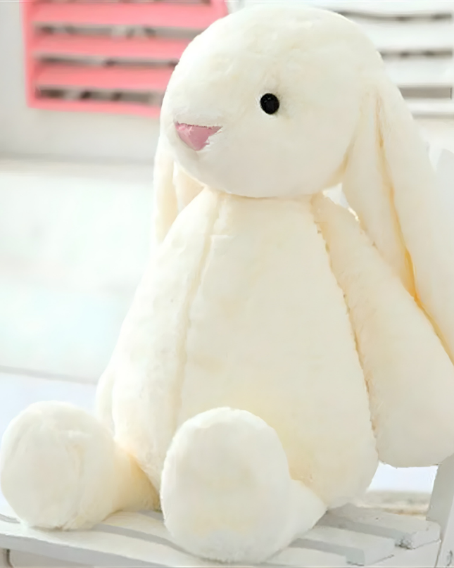 Pluszowa zabawka Bunnycat z długimi uszami – miękka pluszowa zabawka do przytulania i dekoracji, w wersji 30 cm lub 40 cm 2