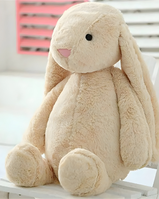 Pluszowa zabawka Bunnycat z długimi uszami – miękka pluszowa zabawka do przytulania i dekoracji, w wersji 30 cm lub 40 cm 3