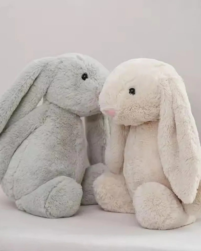 Pluszowa zabawka Bunnycat z długimi uszami – miękka pluszowa zabawka do przytulania i dekoracji, w wersji 30 cm lub 40 cm 4