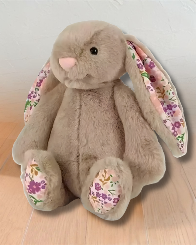 Pluszowy króliczek z długimi uszami – miękki pluszowy zwierzak dla dzieci i do wystroju domu – 30 cm pluszowy królik 3