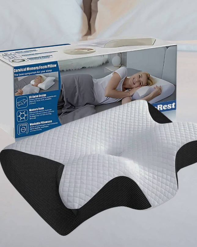 Poduszka z pianki memory Adaptive Comfort – zapewnia prawidłowe ułożenie szyi i ramion – oddychająca tkanina dla lepszego przepływu powietrza 4