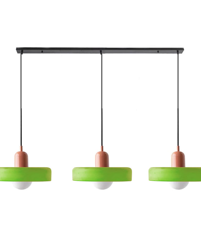 Potrójna Lampa Wisząca z Szklanymi Kloszami – Nowoczesne Oświetlenie do Jadalni i Salonu 10