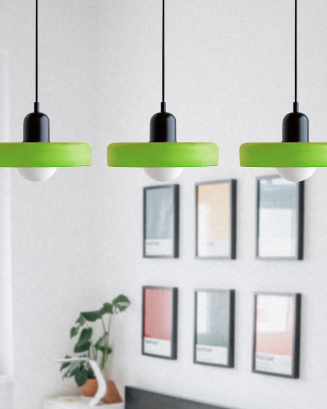 Potrójna Lampa Wisząca z Szklanymi Kloszami – Nowoczesne Oświetlenie do Jadalni i Salonu 20