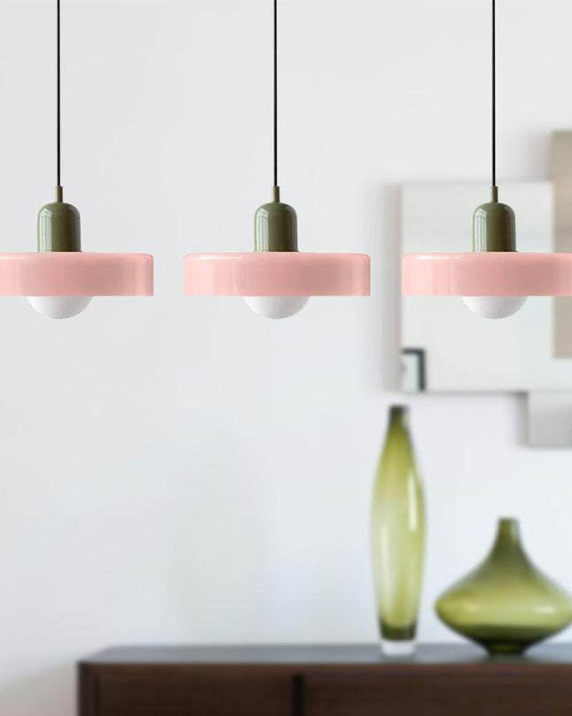 Potrójna Lampa Wisząca z Szklanymi Kloszami – Nowoczesne Oświetlenie do Jadalni i Salonu 24