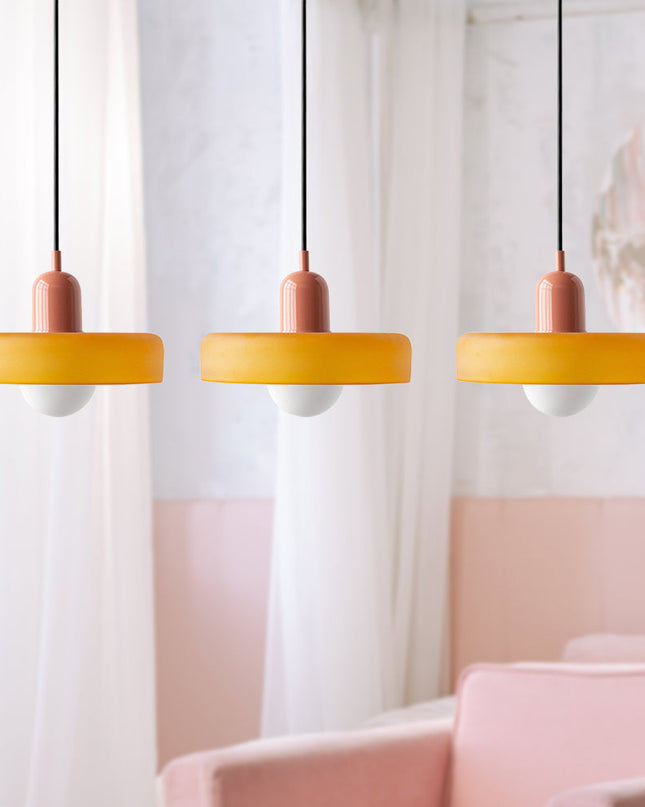 Potrójna Lampa Wisząca z Szklanymi Kloszami – Nowoczesne Oświetlenie do Jadalni i Salonu 25