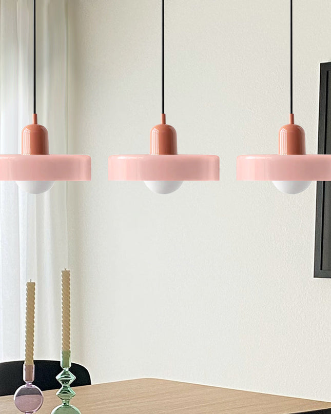 Potrójna Lampa Wisząca z Szklanymi Kloszami – Nowoczesne Oświetlenie do Jadalni i Salonu 26