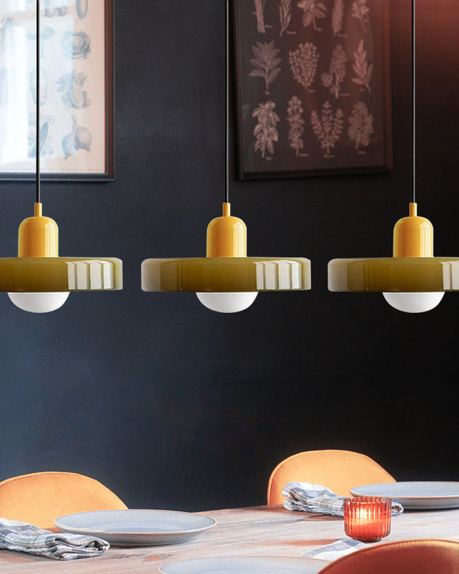 Potrójna Lampa Wisząca z Szklanymi Kloszami – Nowoczesne Oświetlenie do Jadalni i Salonu 6