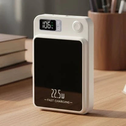 Power Bank 20000mAh ultracienki z kompaktową konstrukcją i wytrzymałą obudową, dostępny w 1