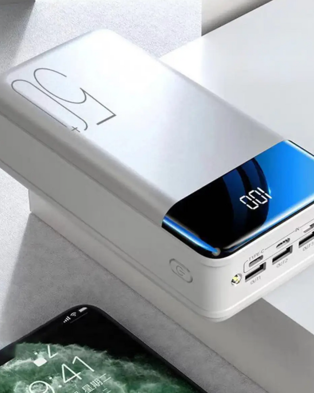 Power Bank 50 000 mAh z szybkim ładowaniem – przenośna ładowarka do telefonów, tabletów i laptopów 2