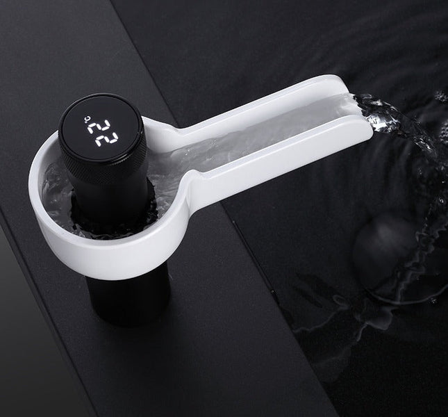 Precyzyjny Kran z Regulacją Przepływu i Temperatury – Nowoczesny Design do Łazienki i Kuchni, Ceramiczny Materiał 1