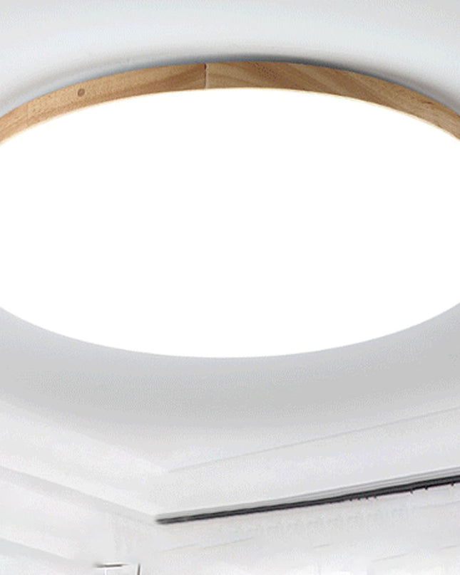 Prosta Okrągła Lampa Sufitowa LED z Akrylu – Energooszczędne Oświetlenie do Salonów i Sypialni, Równomierne Rozproszenie Światła 0