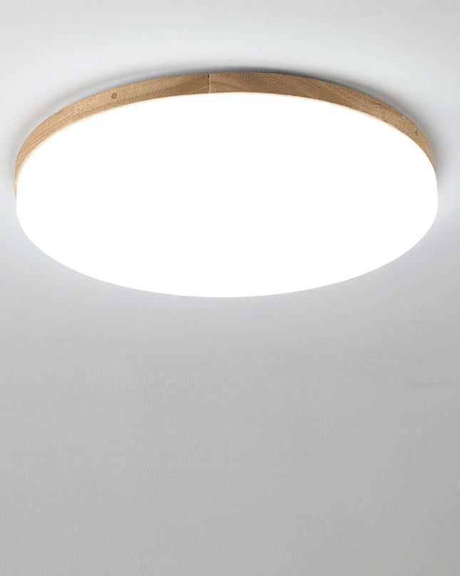 Prosta Okrągła Lampa Sufitowa LED z Akrylu – Energooszczędne Oświetlenie do Salonów i Sypialni, Równomierne Rozproszenie Światła 5