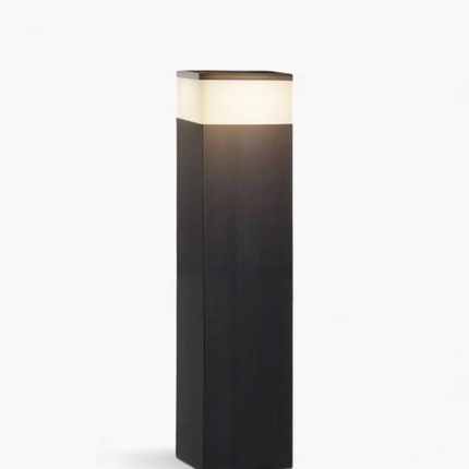 Prostokątna Lampa Zewnętrzna LED z Metalową Ramą – Nowoczesna Lampa Zewnętrzna Solarna do Ogrodu i Tarasu 6