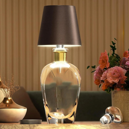 Przenośna Lampa LED z Dotykowym Sterowaniem i Regulacją Jasności – Akumulatorowa, Stylowa do Użytku Wewnętrznego i Zewnętrznego 2