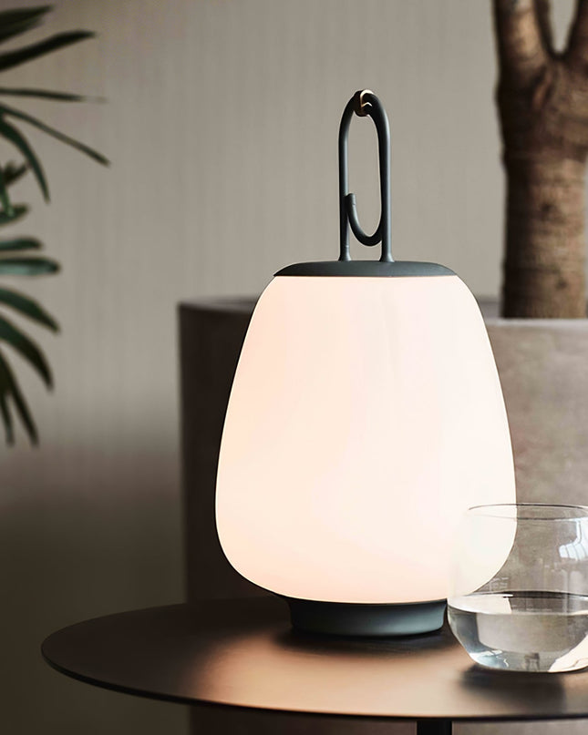 Przenośna Lampa Stołowa Bezprzewodowa z Wbudowaną Baterią – Elegancka Lampka Nocna do Użytku Wewnętrznego i Zewnętrznego 0