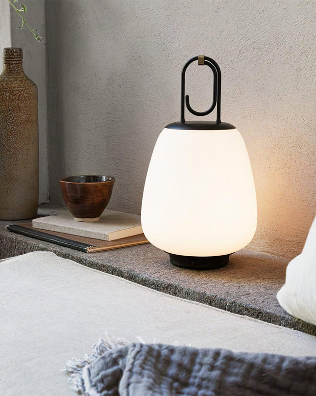 Przenośna Lampa Stołowa Bezprzewodowa z Wbudowaną Baterią – Elegancka Lampka Nocna do Użytku Wewnętrznego i Zewnętrznego 1