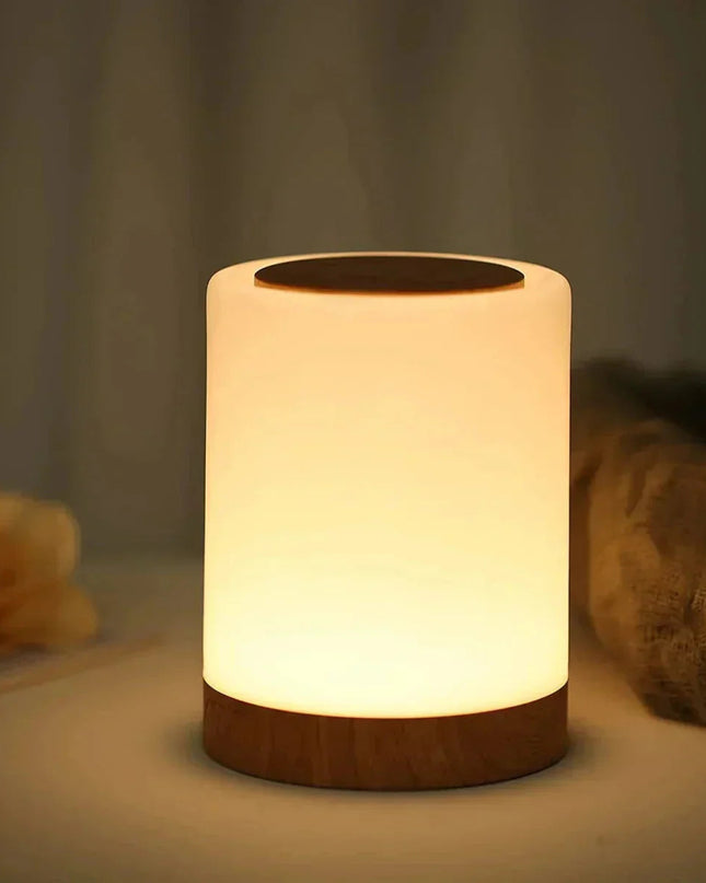 Przenośna Lampa Stołowa Halina Bezprzewodowa z Dotykowym Sterowaniem i Zmiennym Kolorem - Idealna do Salonów i Nocnego Użytku 1